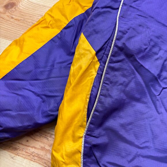 Minnesota Vikings Jacket Large Purple Full Zip Puffer Coat NFL Football Outdoors - Picture 4 of 15